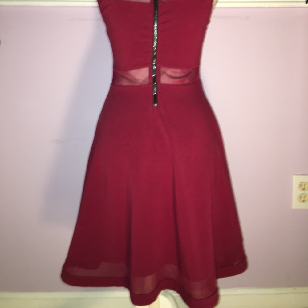Red Mini Dress - Picture 2 of 3